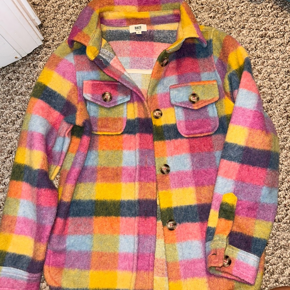 Buckle shacket (little girls)